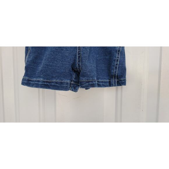 Baby Faded Glory Denim Shortalls Size 6-9 Months - Picture 3 of 6